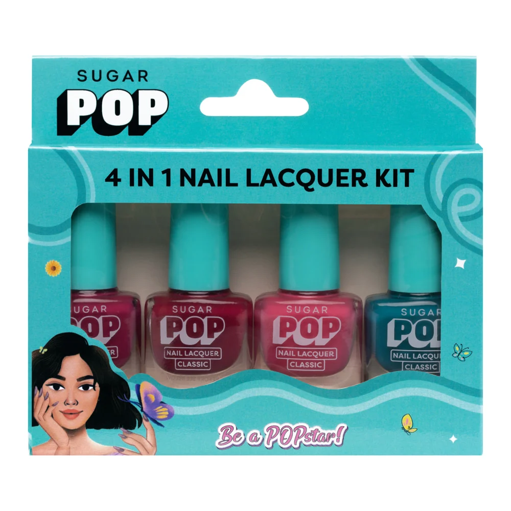 Sugar Pop 4 In 1 Nail Lacquer Kit 03 Radiant Rainbow