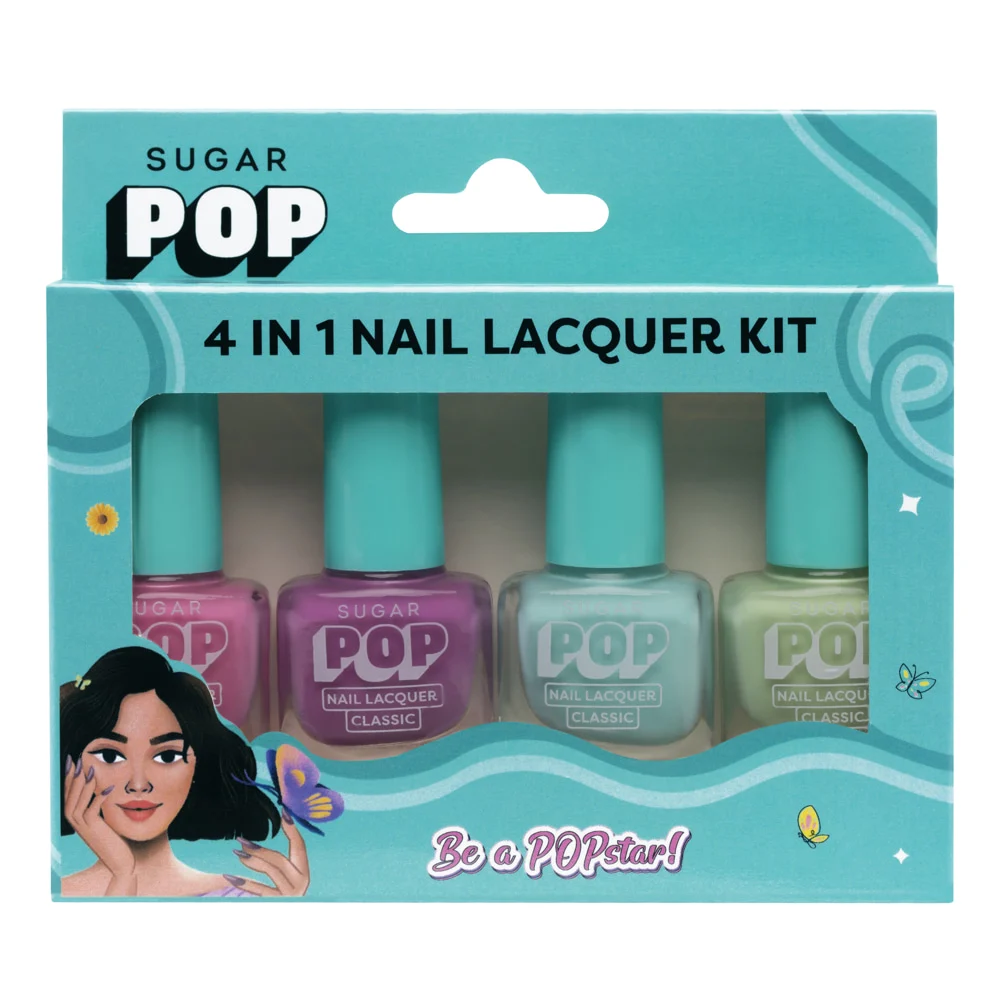 Sugar Pop 4 In 1 Nail Lacquer Kit 04 Pastel Paradise