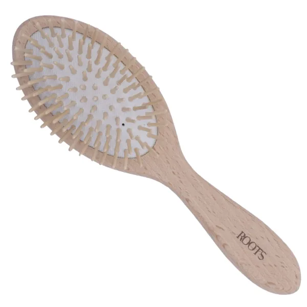 Roots Wooden Hair Brush (WPO-BW) Oval-Wood