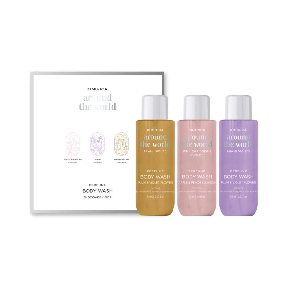 Kimirica Around The World Perfume Body Wash Discovery Set