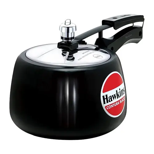 Hawkins Contura Black Hard Inner Lid Anodised Cooker CB30 - 3 L