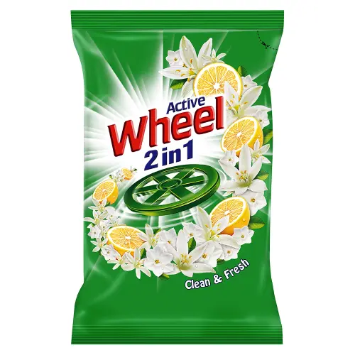 Wheel Active 2 In 1 Detergent Powder Green
