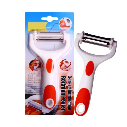 Stainless Steel Multifunctional 3-In-1 Peeler