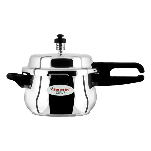 Butterfly Stainless Steel Outer Lid Curve Cooker