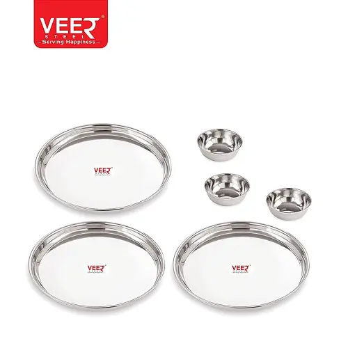 Veer Steel Combo Set - 6 Pieces