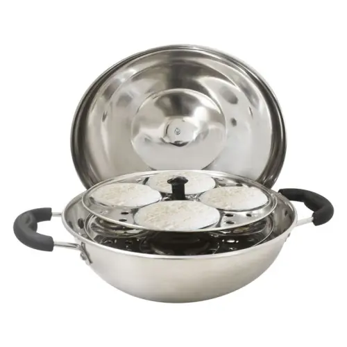 Stainless Steel Idli Maker with Lid