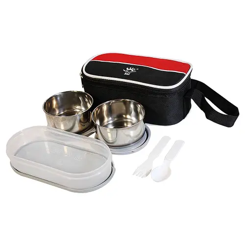 Steel Royal Foody Lunch Box Set - 3 Containers
