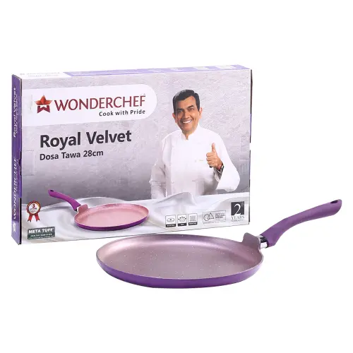 Wonderchef Royal Velvet 28 cm Dosa Tawa