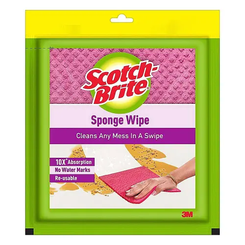 Scotch Brite Sponge Wipes - 17.5 cm x 15 cm