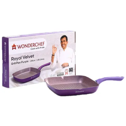 Wonderchef Royal Velvet 24 cm Grill Pan