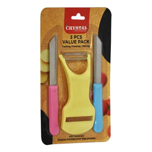 Crystal Cut Peel & Slice 3 Pcs (Value Pack)