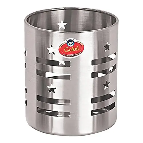 Gokul Stainless Steel Cutlery Holder No.4