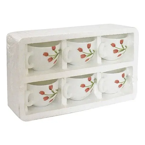 La Opala Jamaica Coffee Cup Set - 6 Pieces