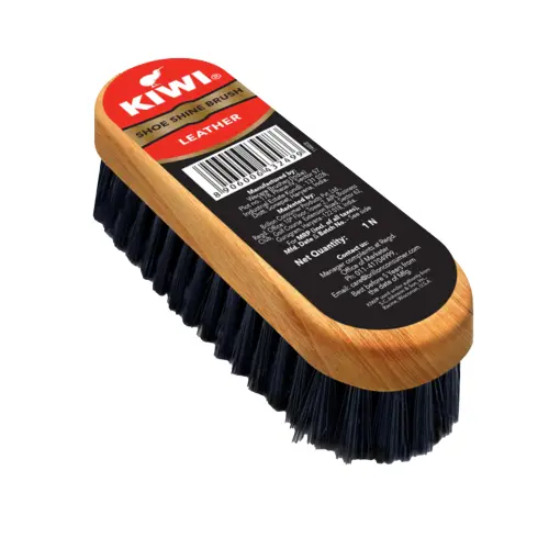 Kiwi Leather Shoe Shine Brush