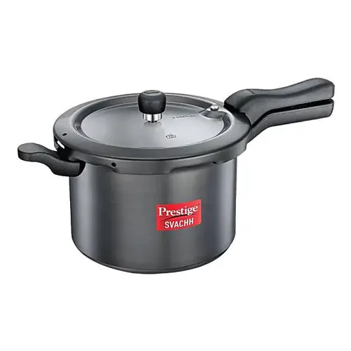 Prestige Svachh Outer Lid Pressure Cooker Hard Anodized - 5 L