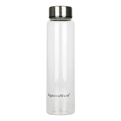 Signoraware Element Borosilicate Glass Bottle - Transparent