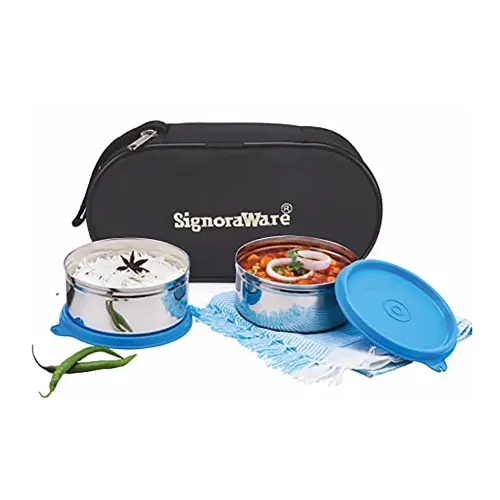 SignoraWare Stainless Steel Midday Maxx Lunch Box - Blue