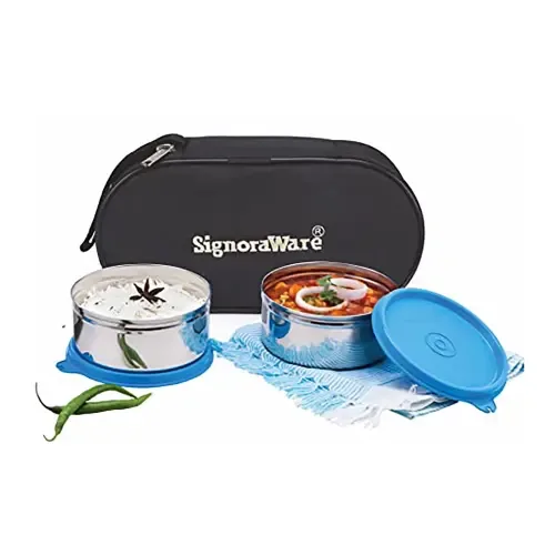SignoraWare Stainless Steel Midday Maxx Lunch Box - Blue