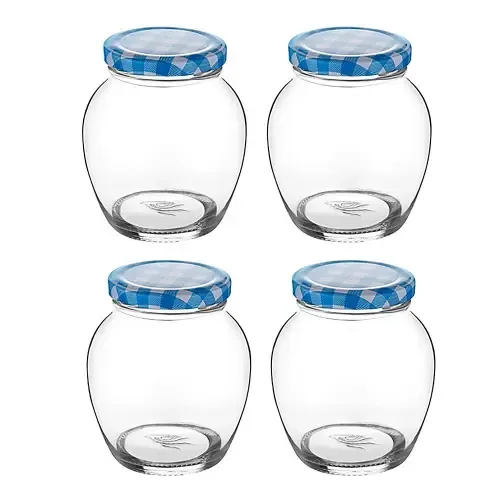 Yera Lucia Jar Glass Jars (245 ml) - 4 Pieces