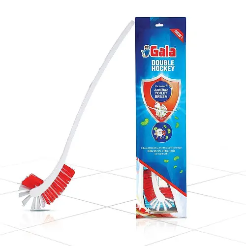 Gala Double Hockey Antibacterial Toilet Brush