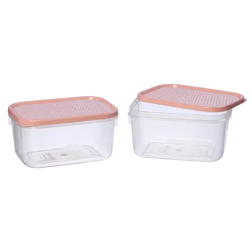 All Time Plastic Polka Container (411X2) 1 Litre