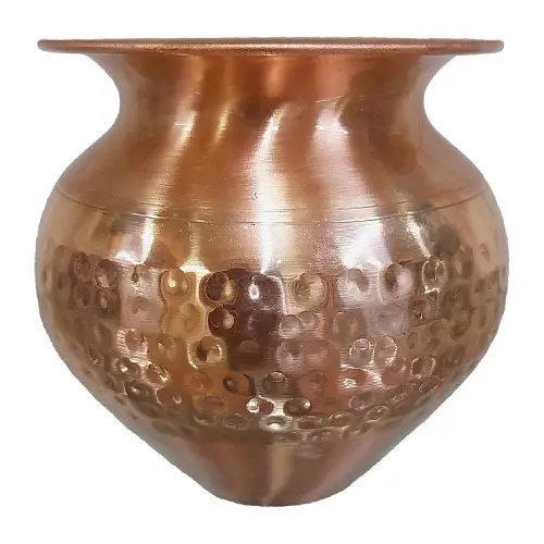 Copper Hammered Kalash - Size 3