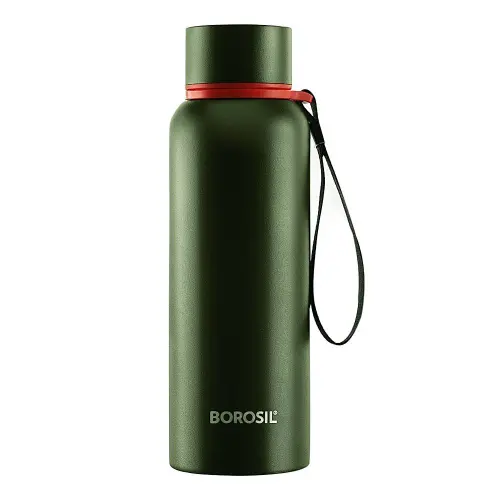 Borosil Stainless Steel Hydra Trek Bottle - Green