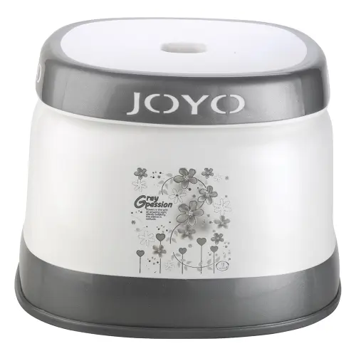 Joyo Better Home Square Printed Patla (Grey) - Medium