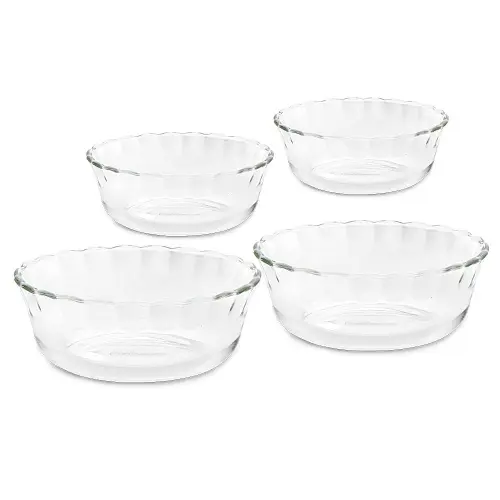 Borosil Glass Serving Bowls (430ml) - Set Of 4