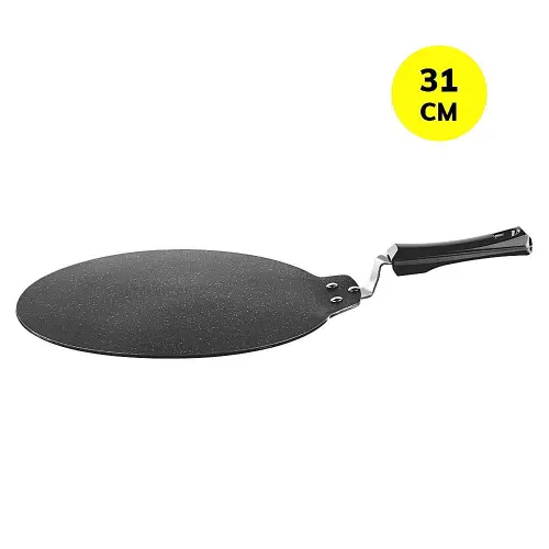 Borosil Granito Non-Stick Induction Base Dosa Tawa - Black