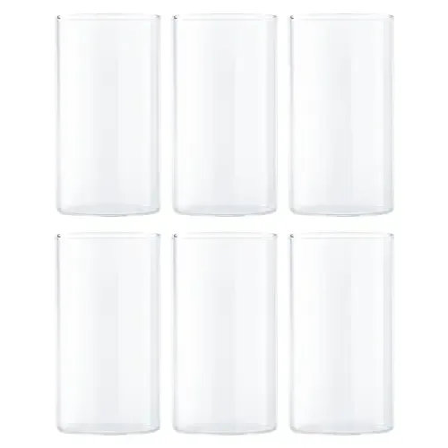 Borosil Vision Medium Glass Set (295 ml) - 6 Pieces