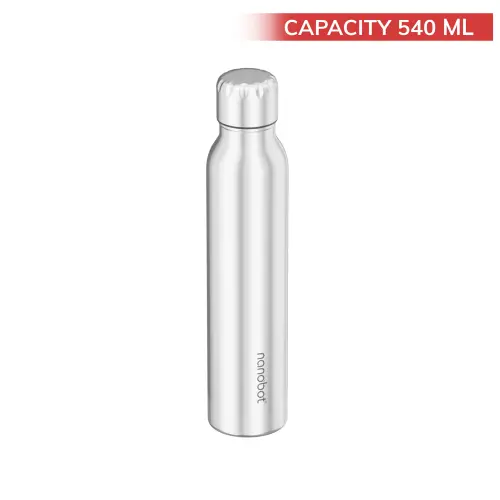 Nanobot Stainless Steel AKUA Water Bottle - 500 ml