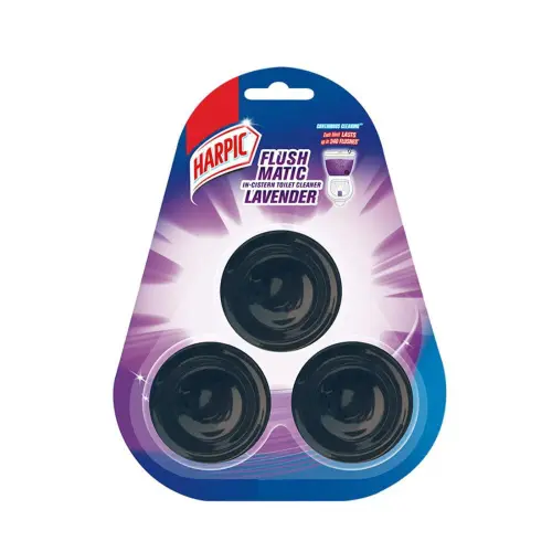 Harpic Flushmatic In-Cistern Toilet Cleaner Lavender