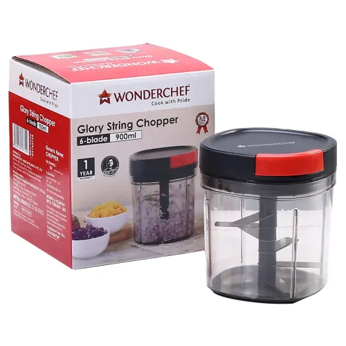 Wonderchef Glory Stainless Steel 6 Blade String Chopper