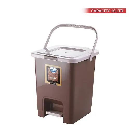 Joyo Square Pedal Dust-Bin (Brown) - 10 L