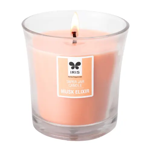 Iris Taper Jar Candle - Musk Elixir