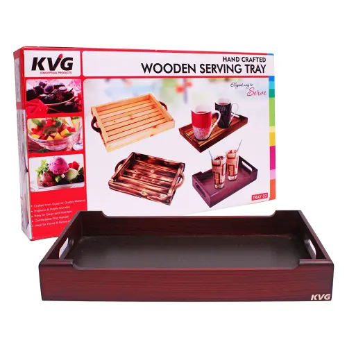 KVG Nova Wooden Serving Tray - Brown