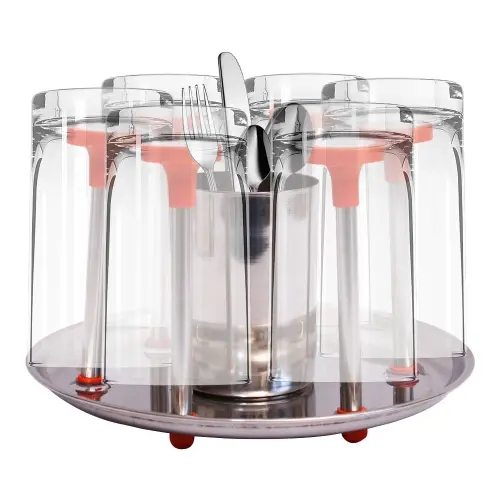 Beezy Stainless Steel Juicy Glass Stand