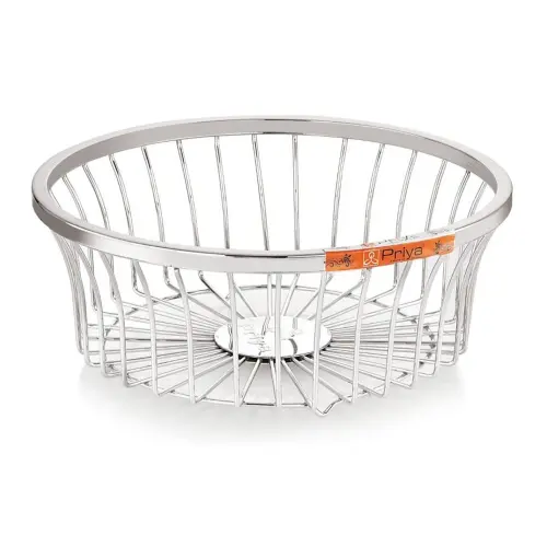 Priya Stainless Steel Multipurpose Oval Dolphine Basket