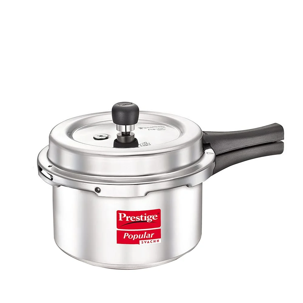 Prestige Popular Svachh Aluminium Outer Lid Pressure Cooker - 3 L