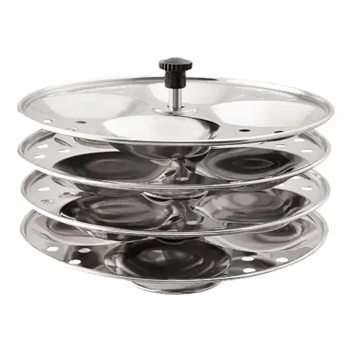 Beezy Stainless Steel Idly Stand 4 Plate