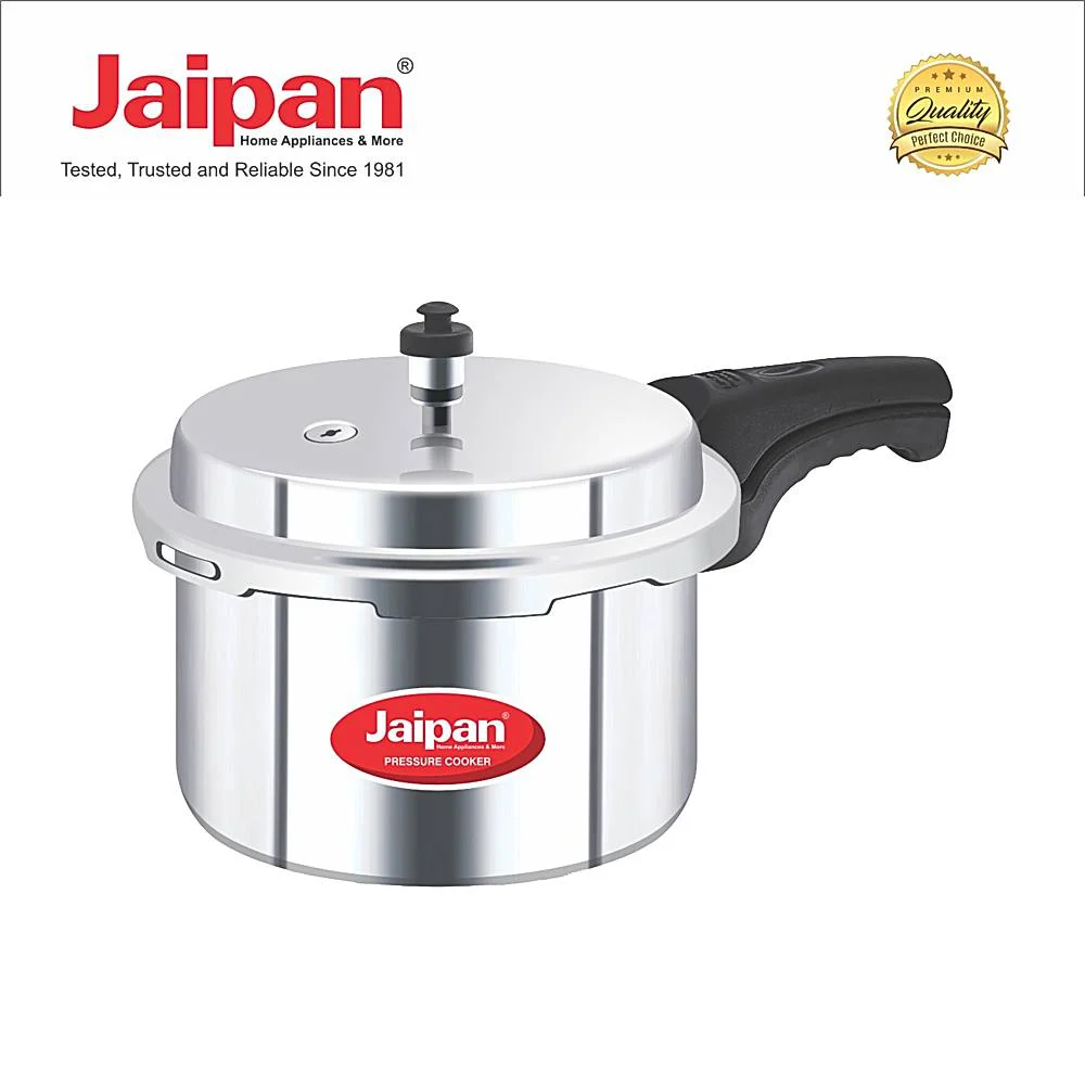 Jaipan Star Aluminum Outer Lid Pressure Cooker