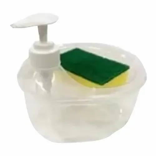 Indigo Metalware Plastic Soap Dispenser - Natural