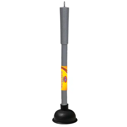Chakaachak Easy Drain Toilet Plunger - Grey