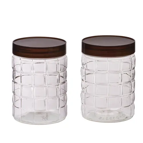 Steelo Solitaire Plastic Container - 2x1.2 Litres