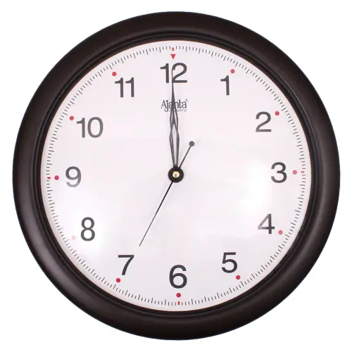 Ajanta Wooden Analog Wall Clock 7607 - 29.5x29.5x5.0 cm