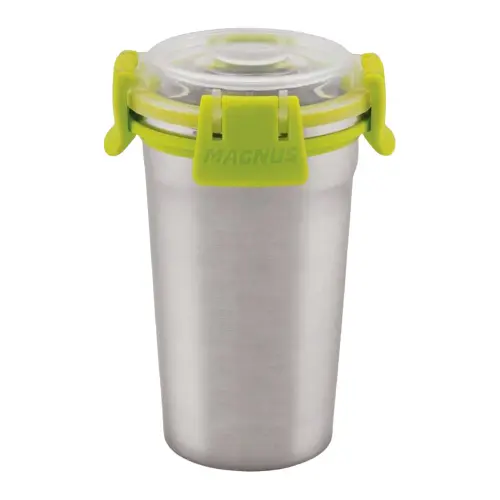 Magnus Klip Lock Stainless Steel Tumbler Glass Matte - Green