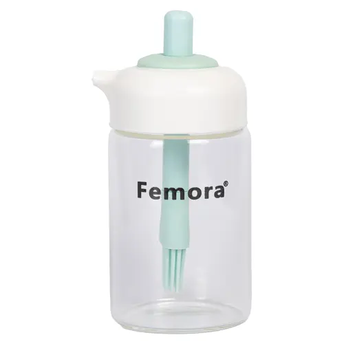 Femora Borosilicate Glass Oil Sprayer - Blue