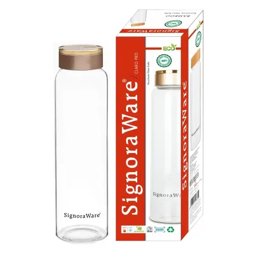 SignoraWare Borosilicate Glass Water Bottle