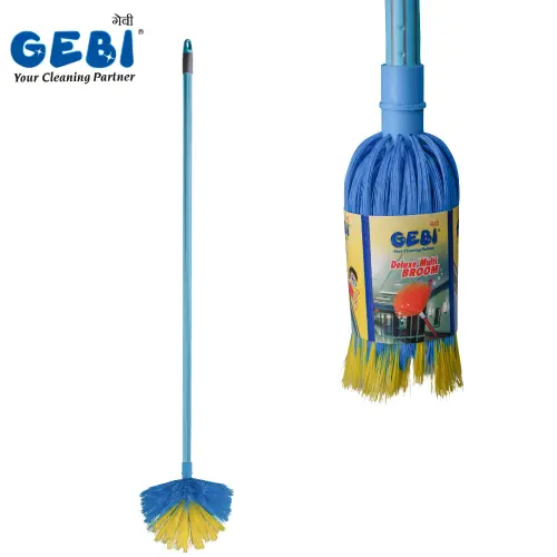 Gebi 655 Deluxe Multi Broom Telescopic Handle (Blue)